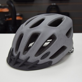 Шлем велосипедиста, цвет серый, регулируемый размер S/M